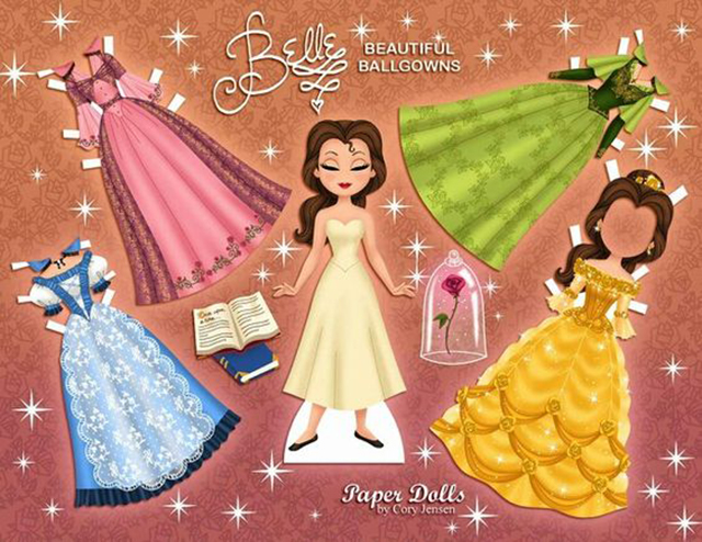 Disney Movie Princesses: Princess Paper Dolls