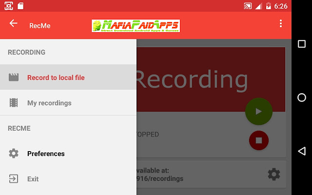 RecMe Free Screen Recorder Pro Apk MafiaPaidApps