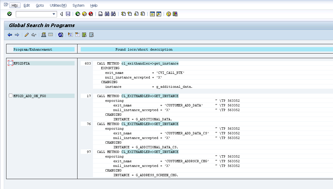 SAP TECH Procedure to find out the BADI definition using "CL