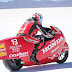 Al piloted his 1000cc bike a top speed over 280 mph, with the official record set at 266.849 mph
