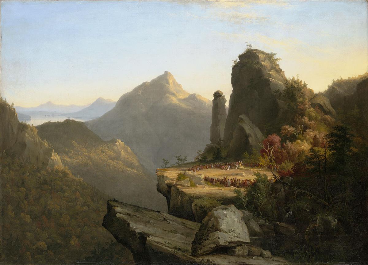 Thomas Cole Scene from The Last of the Mohicans Thomas Cole Scene from The Last of the Mohicans
