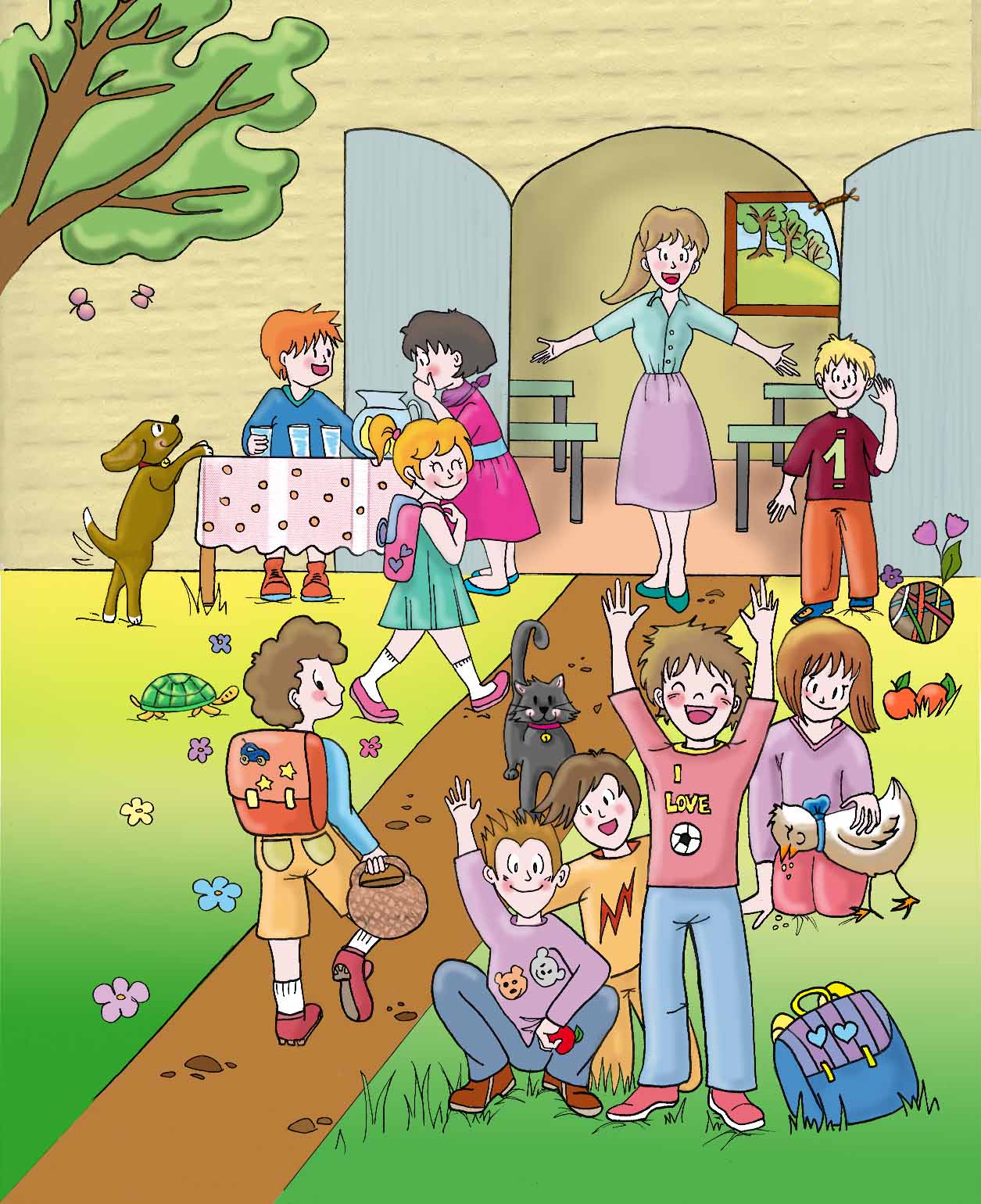 I disegni di Verdemela Bentornati a scuola back to school