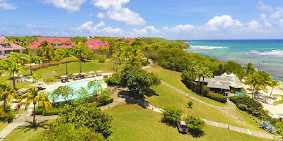 Pierre et vacances Guadeloupe, vue aérienne, proche de la plage de Sainte Anne