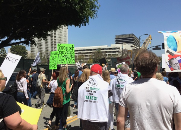 Downtown LA Tax March Downtown LA Tax March