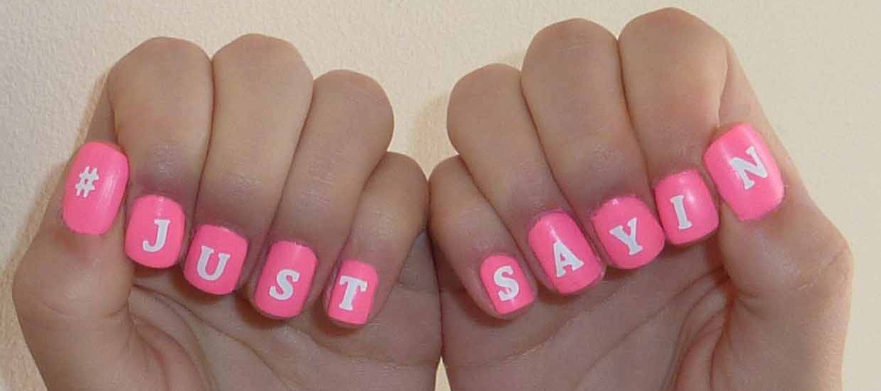 Nail Art Letters