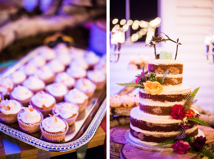 Naked Cake / Montana Wedding / Photography: Marianne Wiest Photography / Coordination & Styling: Joyce Walkup / Videography: Britney Paige Cinematography / Catering: Cuisine Machine / Rentals: The Party Store / Flower & Design: Beargrass Gardens Florals & Events / Cake: Tina Meyer of A Whole Lotta Yum