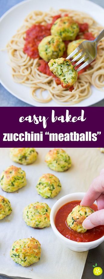 These healthy Zucchini "Meatballs" are an easy 30 minute dinner recipe. Serve them over pasta or as an appetizer with marinara sauce for dipping! These healthy Zucchini "Meatballs" are an easy 30 minute dinner recipe. Serve them over pasta or as an appetizer with marinara sauce for dipping!