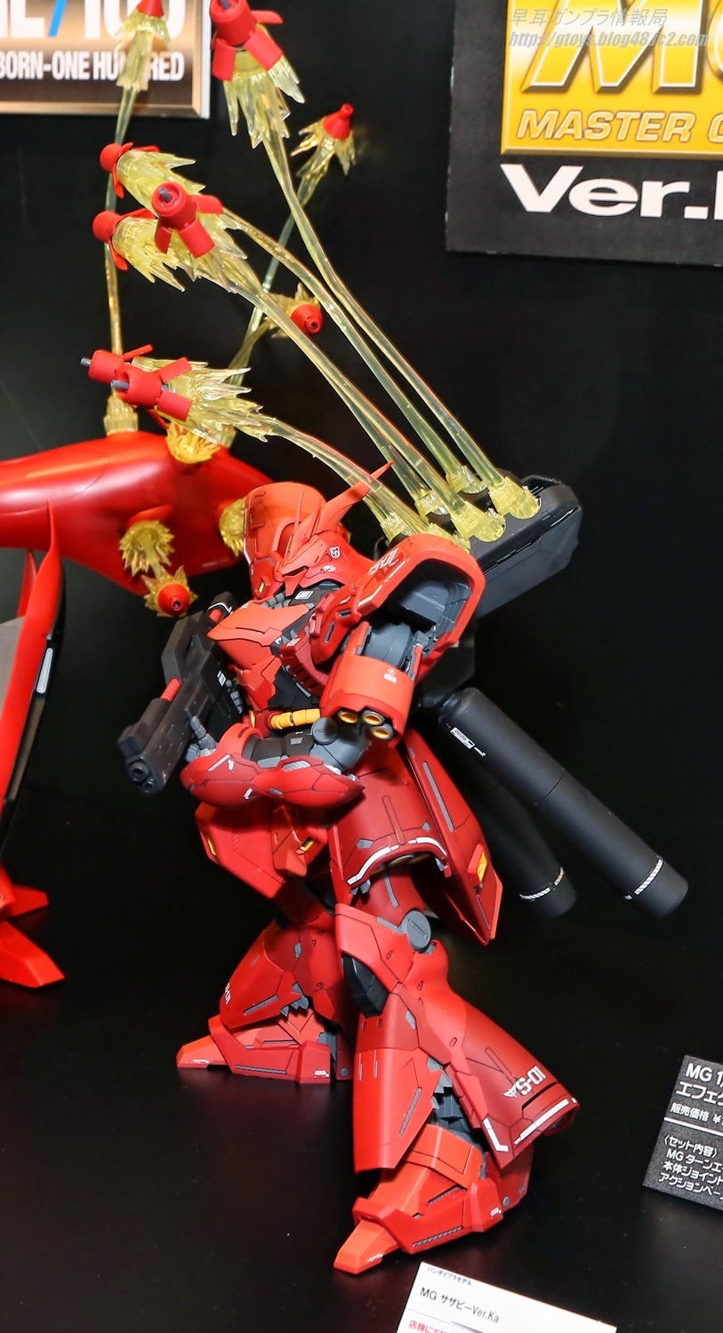 Gundam Family PBandai Exclusive MG 1 100 Sazabi Ver Ka & RE 100
