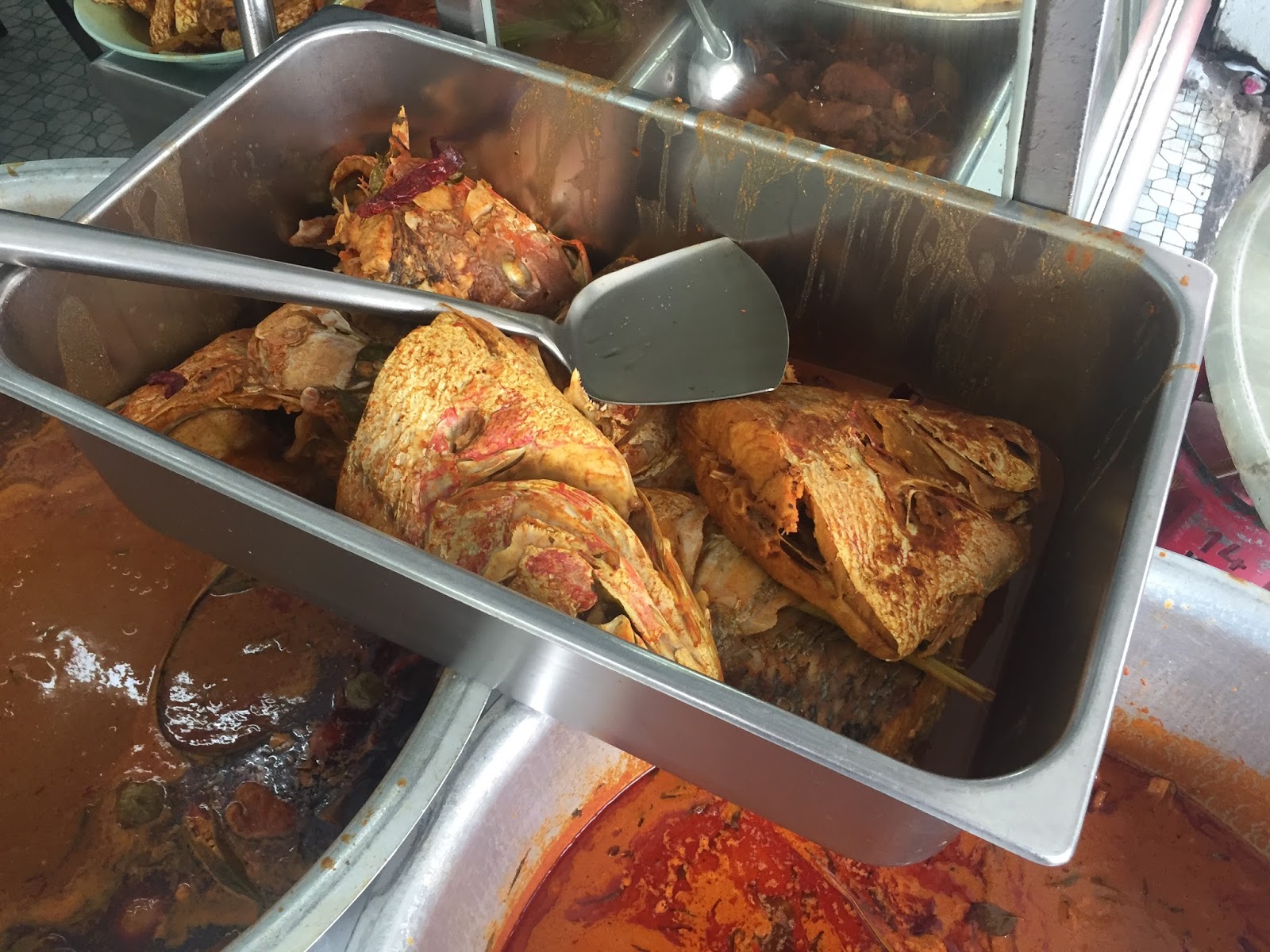 food+road trip: Chinese Indian Fish Head Curry @ Restoran Sin Hiap Kee