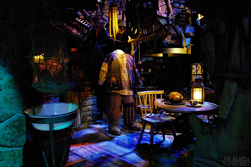 Hagrid's hut. The Making of Harry Potter, Warner Bros. Studio Tour, Leavsden, London. Photo by Alicia Sivertsson.