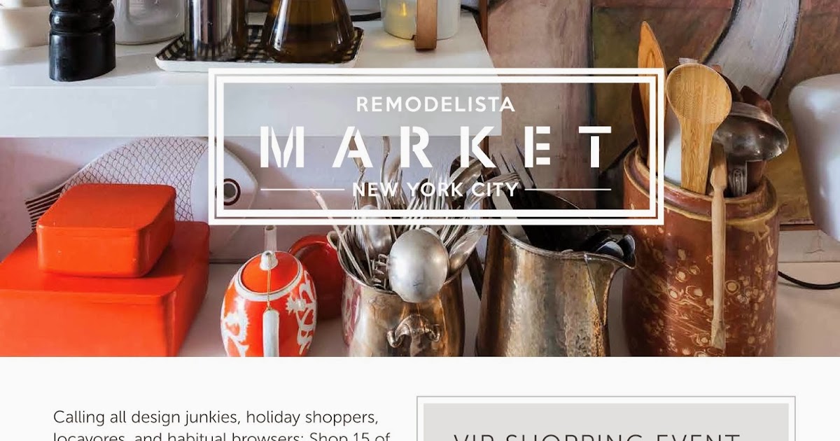 nonchalant mom mark your calenders remodelista market nyc