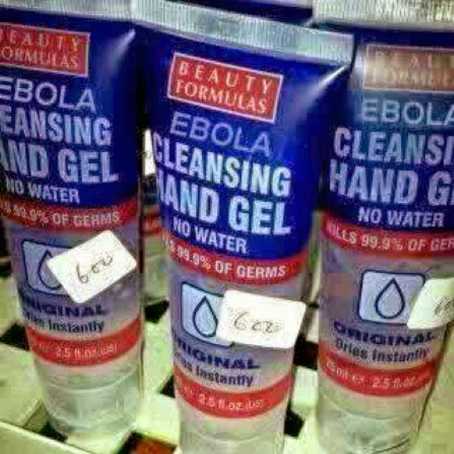 ebola virus hand gel