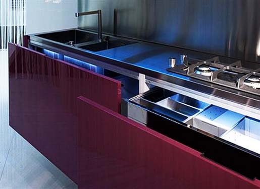 Modern Kitchen Design, Glossy And Elegant - HOME DESIGN | INTERIOR