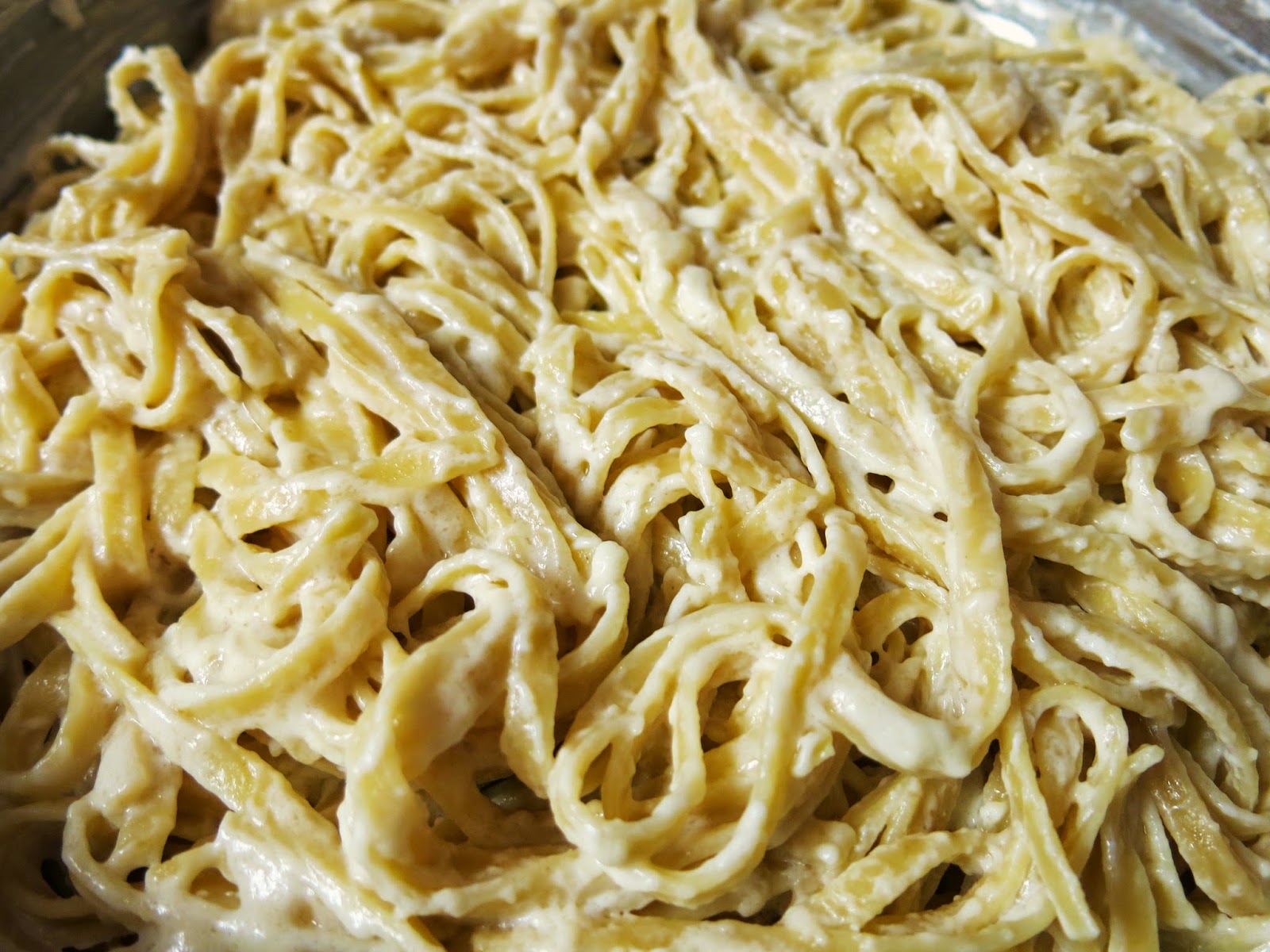 Egg Allergy Cooking Fettuccine Alfredo