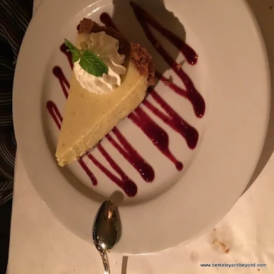 Key lime pie at Izzy's Steak & Chop House in Oakland, California