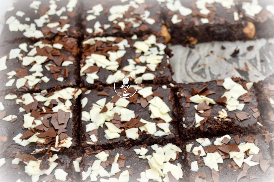 brownie vegano con avellenas
