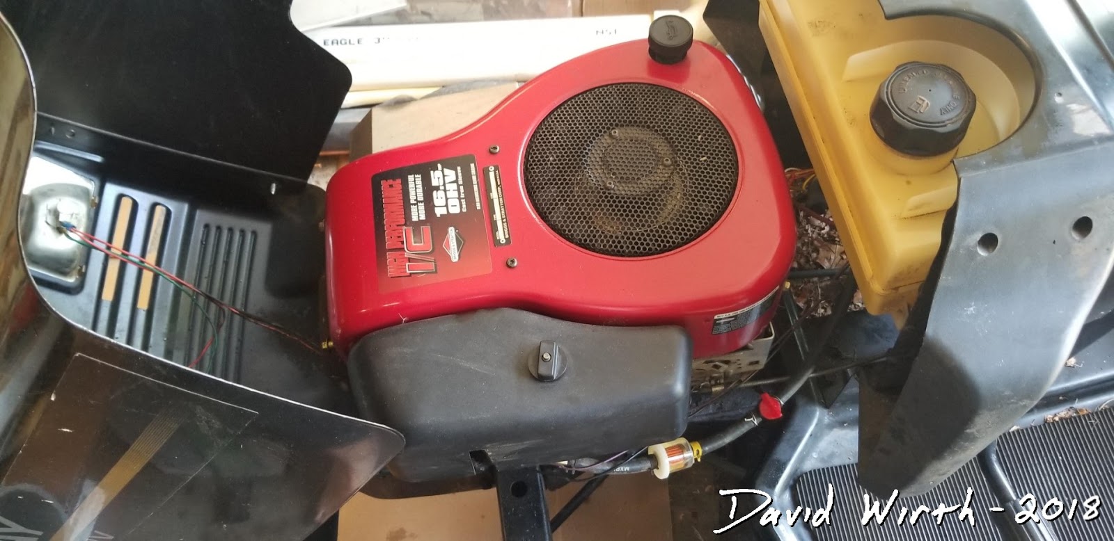 Riding Mower - White Smoke from Engine