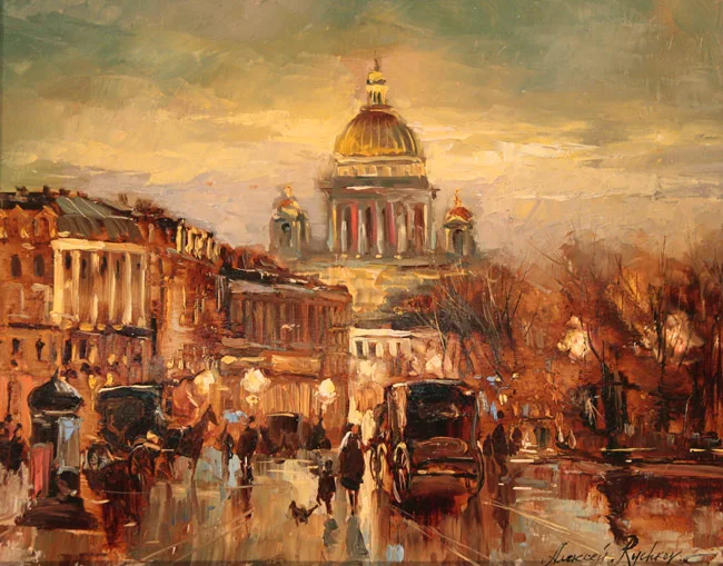Alexey Rychkov Алексея Рычкова 1968 | Russian Impressionist painter
