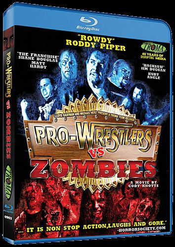 Pro Wrestlers vs Zombies Blu-ray cover