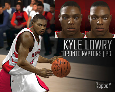 NBA 2K13 Kyle Lowry Cyber Face Patch