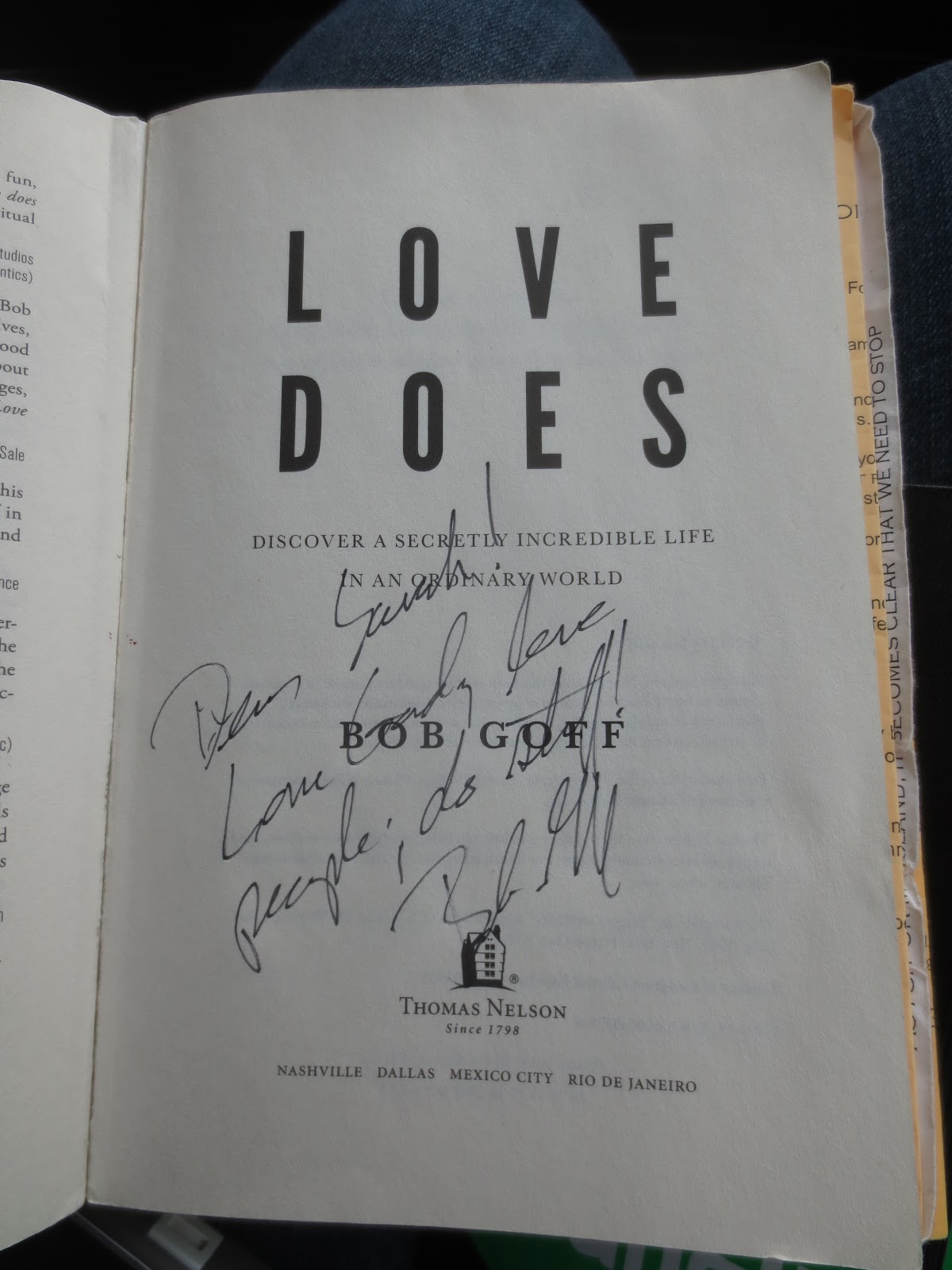 Overlap IT'S BOB GOFF!