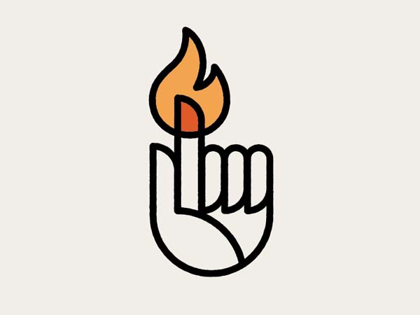 That Finger is Fire Monoline Logo Inspirasi Desain Logo Monoline 2017 - That Finger is Fire Monoline Logo
