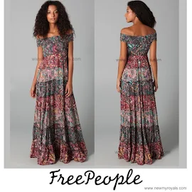 Style of Princess Mary: FREE PEOPLE Dress and MARC JACOBS Skirt