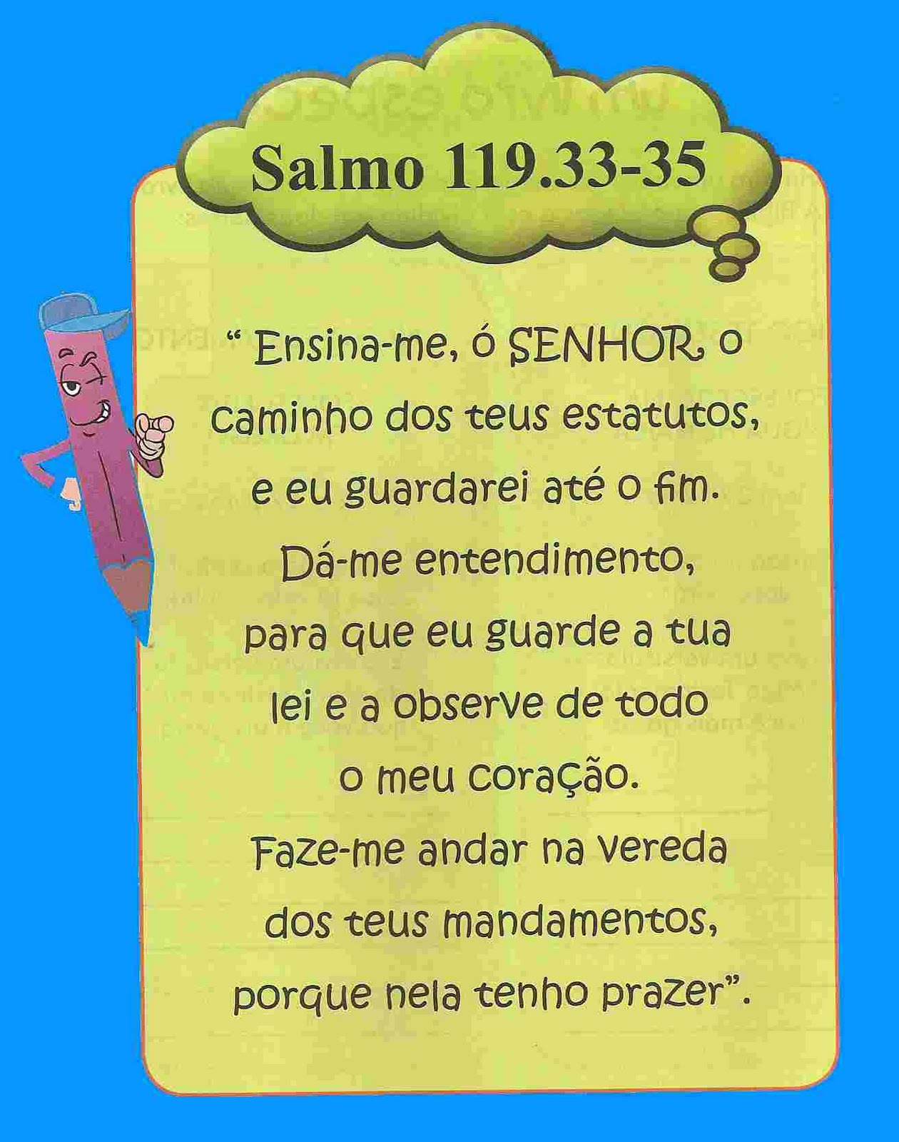 Crian a Com Jesus S Alegria Salmos 119 33 35 Crian a Com Jesus S Alegria Salmos 119 33 35
