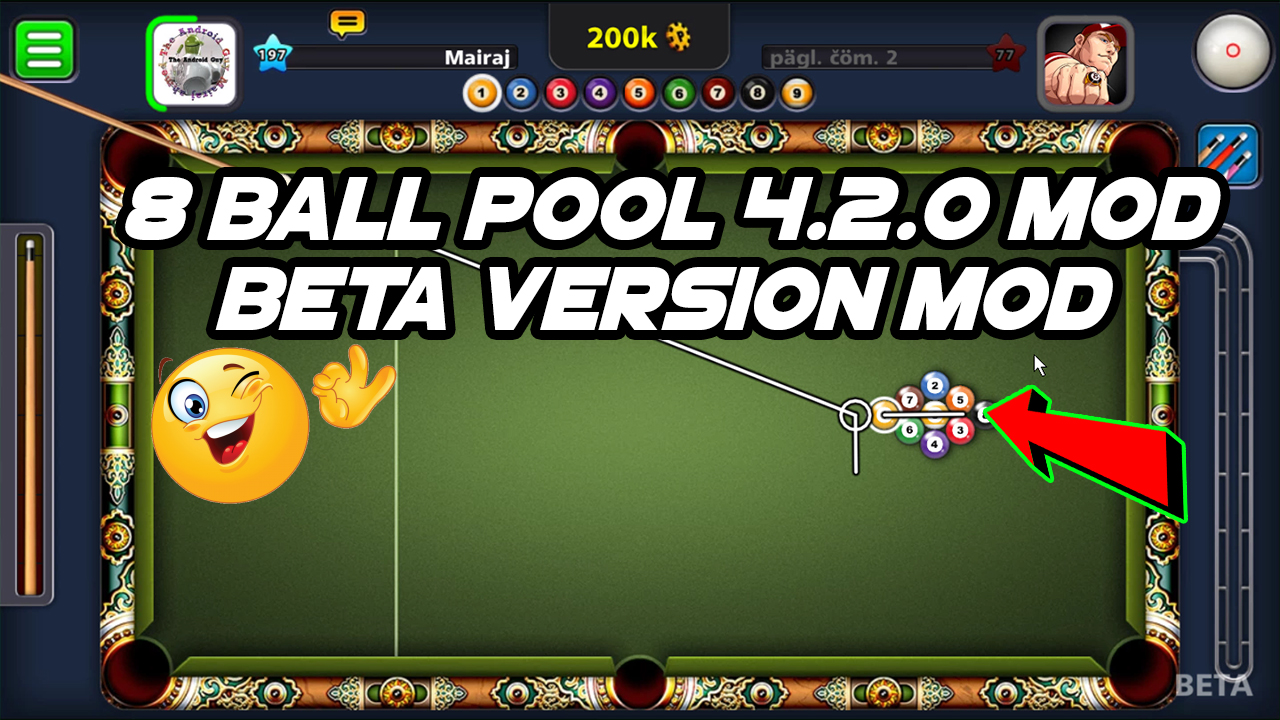 8 Ball Pool 4.2.0 Beta Mod - Mairaj Ahmed Mods - 