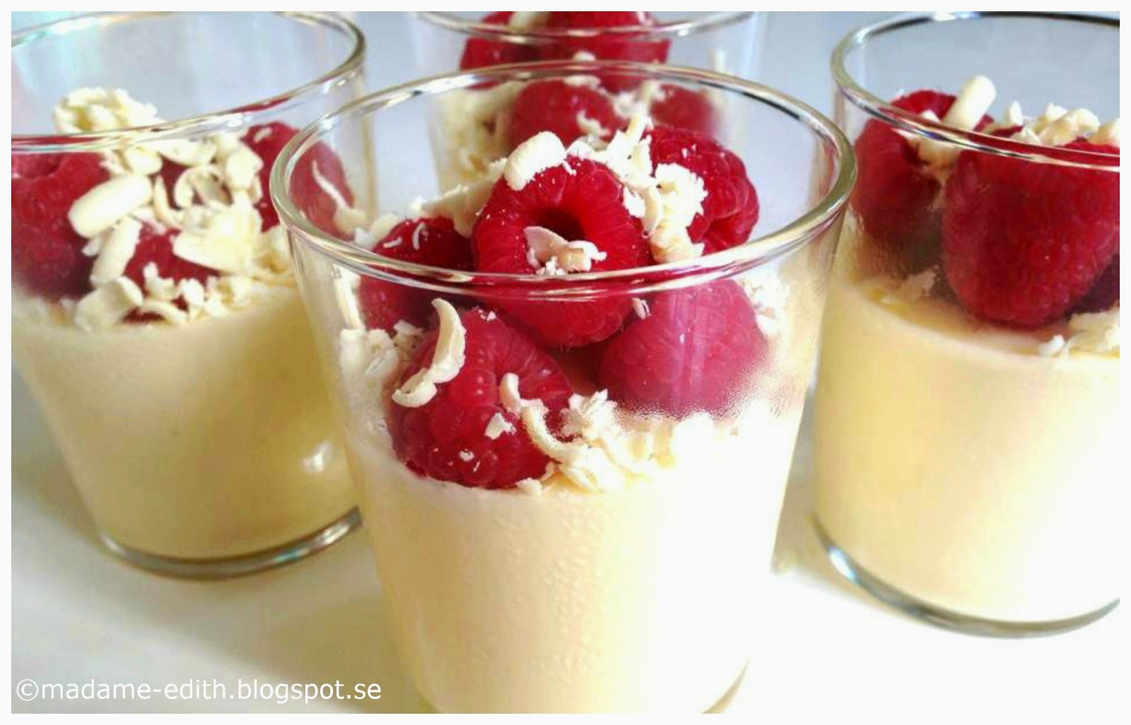 Madame Edith Recept Mycket enkel dessert på gång