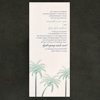 Tropical Wedding Invitations