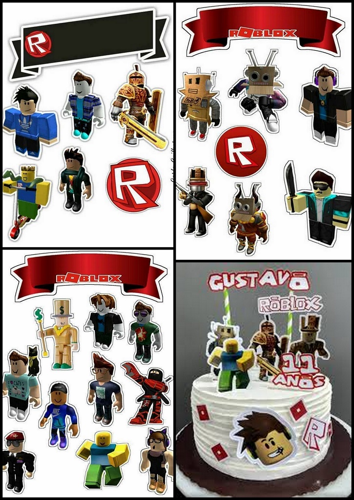 Roblox: Toppers para Tartas, Tortas, Pasteles, Bizcochos o Cakes para  Imprimir Gratis. - Oh My Fiesta! Friki