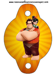 Ralph el Demoledor: Imprimibles Gratis para Fiestas, Invitación y Cajas para Imprimir Gratis. Esta es para poner en las pajillas = pajitas = popotes.