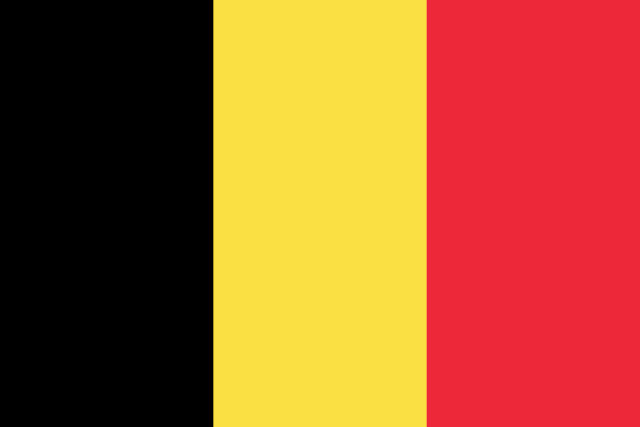 Bendera identitas negara Belgia