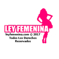 logo ley femenina imagen derechos de autor