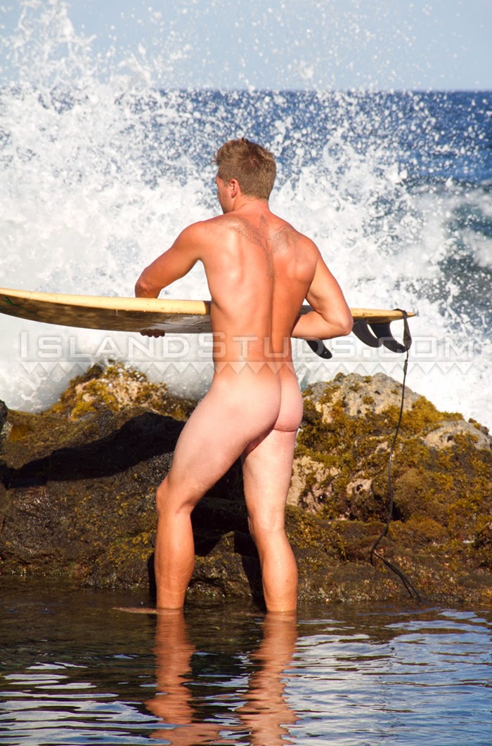 Muscle Jock Brock Surfing N