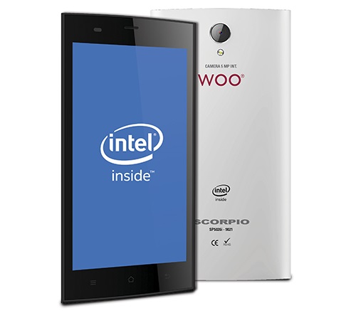 Smartphone Woo Scorpio de 5 pulgadas y procesador Intel, características e información principal