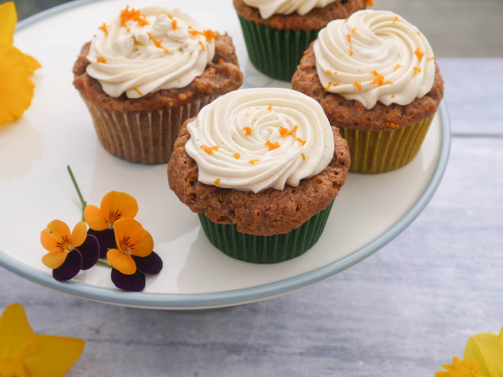 This Muslim Girl Bakes: Carrot Cupcakes with Brown Butter Cream Cheese ...