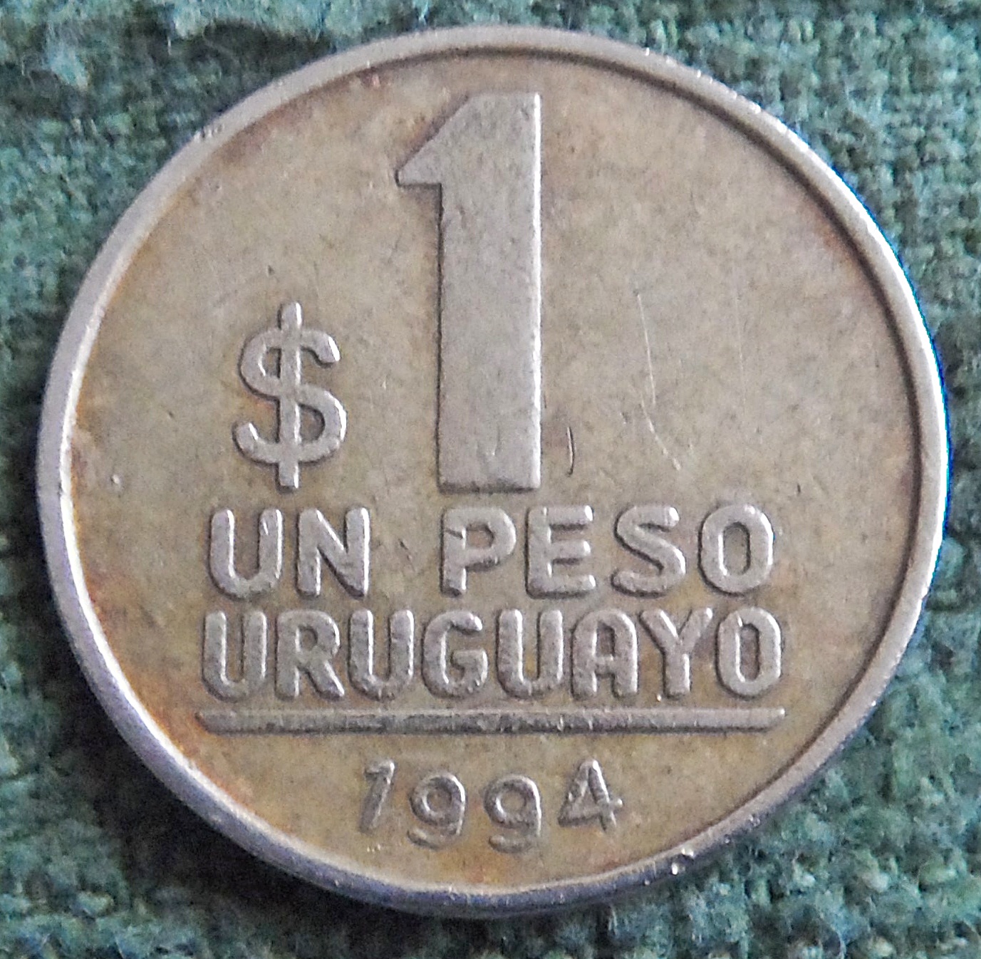 Monedas De M xico Y El Mundo Uruguay Un Peso Uruguayo De 1994