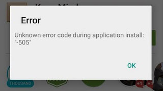 Tips dan Cara Mengatasi Error 505 di Playstore Mudah dan Cepat Tips dan Cara Mengatasi Error 505 di Playstore Mudah dan Cepat