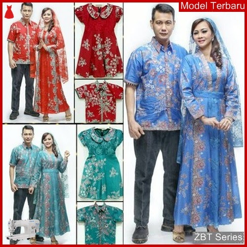ZBT04709 Kebaya Batik Couple Kaluarga Melati Brokat BMGShop