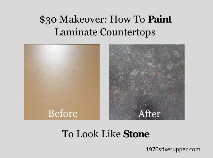 How To Paint Laminate Countertops To Look Like Stone