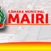 Presidente da Câmara de Vereadores de Mairi suspende a sessão que seria realizada nesta sexta-feira