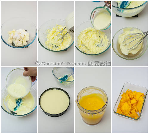 芒果芝士蛋糕製作圖 Mango Cheesecake Procedures02