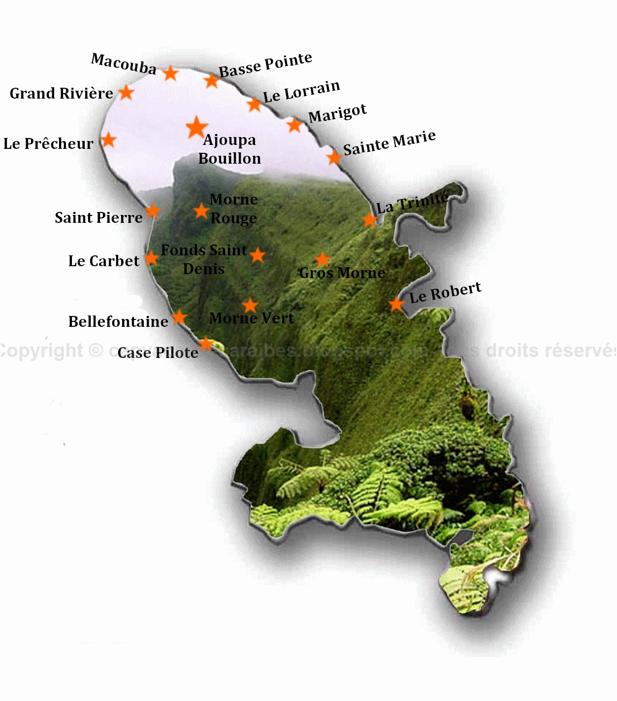 decalage horaire martinique le nord en martinique