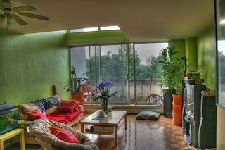 dekorasi+ruang+tamu+warna+hijau Warna Hijau Ruang Keluarga