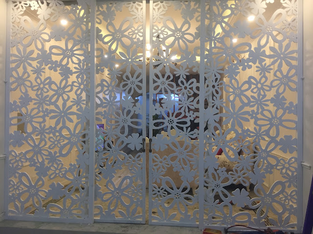 Vách ngăn cnc cửa trượt đẹp  vinh