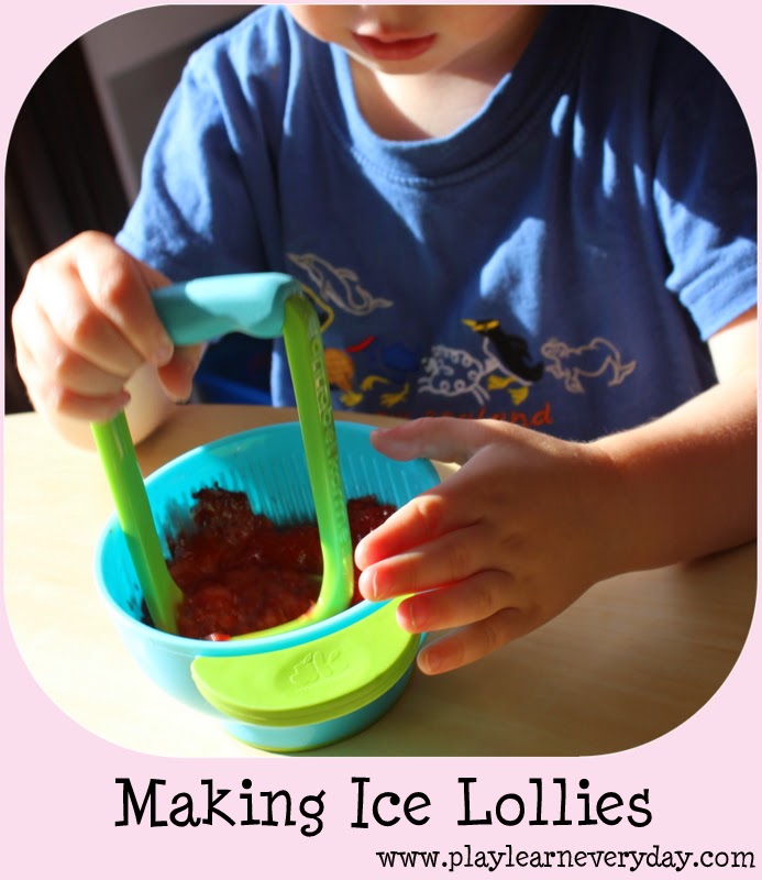 Making Ice Lollies Play and Learn Every Day