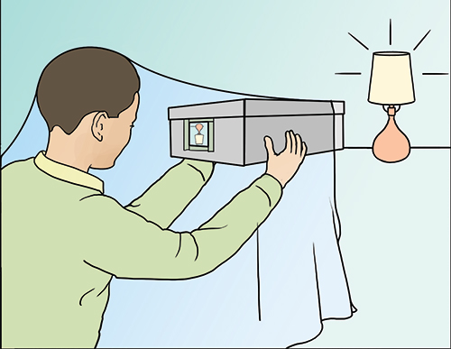 Pinhole Camera Bed Sheet Pinhole Camera Bed Sheet