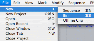 Organizing your project with bins in Final Cut Pro